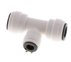 3/8'' x 1/4'' T-koppeling POM Insteekfitting FDA EPDM [2 Stuks]