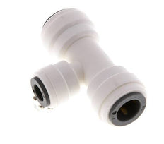 3/8'' x 1/4'' T-koppeling POM Insteekfitting FDA EPDM [2 Stuks]