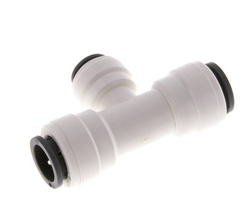 3/8'' x 1/2'' T-koppeling POM Insteekfitting FDA EPDM [2 Stuks]