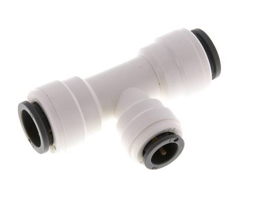 3/8'' x 1/2'' T-koppeling POM Insteekfitting FDA EPDM [2 Stuks]