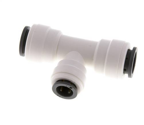3/8'' x 1/2'' T-koppeling POM Insteekfitting FDA EPDM [2 Stuks]