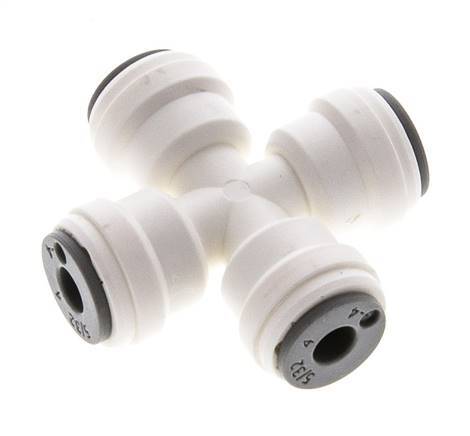 5/32'' Cross POM Insteekfitting FDA EPDM [2 Stuks]