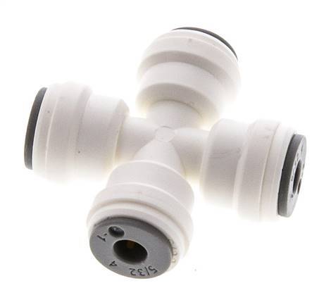 5/32'' Cross POM Insteekfitting FDA EPDM [2 Stuks]
