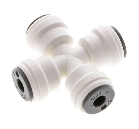 5/32'' Cross POM Insteekfitting FDA EPDM [2 Stuks]