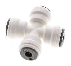 5/32'' Cross POM Insteekfitting FDA EPDM [2 Stuks]