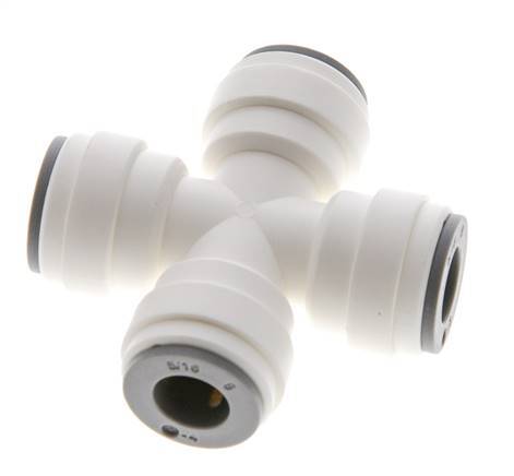 5/16'' Cross POM Insteekfitting FDA EPDM [2 Stuks]