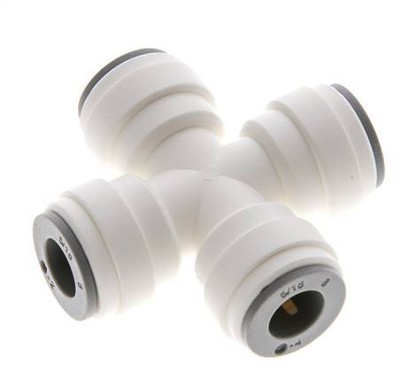 5/16'' Cross POM Insteekfitting FDA EPDM [2 Stuks]