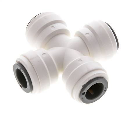 3/8'' Cross POM Insteekfitting FDA EPDM [2 Stuks]
