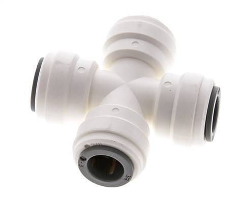3/8'' Cross POM Insteekfitting FDA EPDM [2 Stuks]