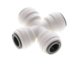 3/8'' Cross POM Insteekfitting FDA EPDM [2 Stuks]