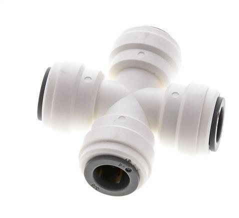 3/8'' Cross POM Insteekfitting FDA EPDM [2 Stuks]