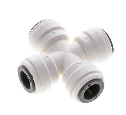 3/8'' Cross POM Insteekfitting FDA EPDM [2 Stuks]
