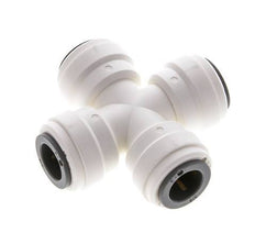 3/8'' Cross POM Insteekfitting FDA EPDM [2 Stuks]