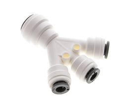 1/4'' x 3/8'' Double Y POM Insteekfitting 3 Aansluitingen EPDM [2 Stuks]
