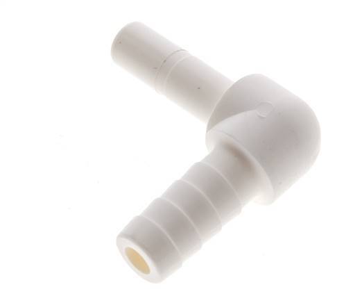 1/4'' x 8.5mm 90deg Elbow Plug-in Fitting POM Slangpilaar EPDM [10 Stuks]