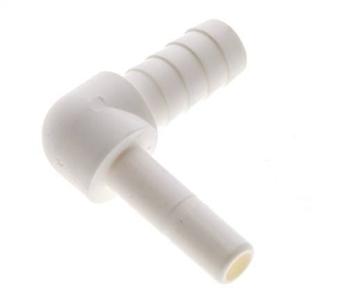 1/4'' x 8.5mm 90deg Elbow Plug-in Fitting POM Slangpilaar EPDM [10 Stuks]