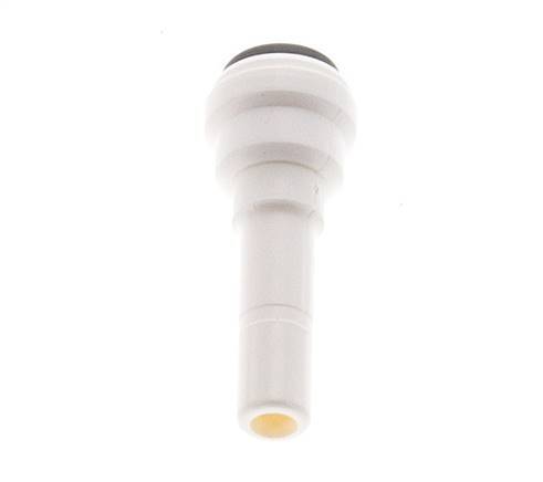 5/32'' x 1/4'' Push-in Fitting with Plug-in POM EPDM [10 Pieces]