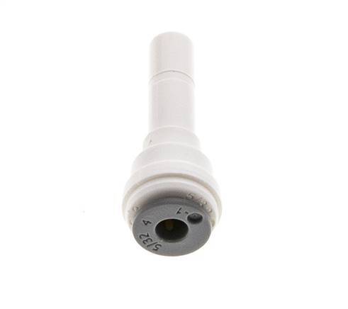5/32'' x 1/4'' POM Insteekfitting Plug EPDM [10 Stuks]