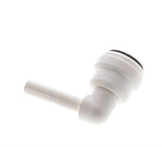 5/32'' x 5/32'' 90deg Elbow Push-in Fitting with Plug-in POM EPDM [10 Pieces]
