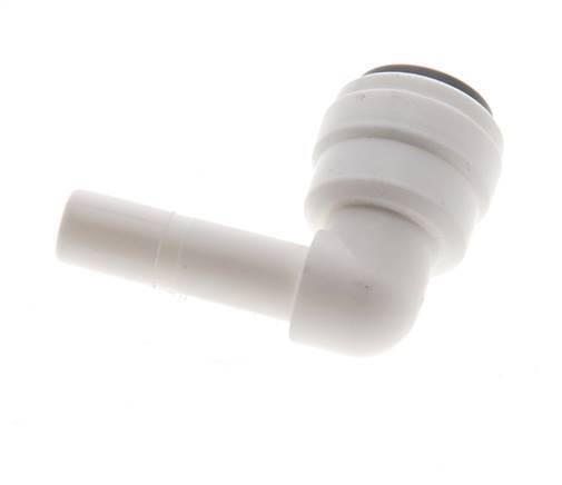 1/4'' x 1/4'' 90 graden L-verbinding POM Insteekfitting Plug EPDM [10 Stuks]