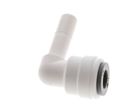 1/4'' x 1/4'' 90 graden L-verbinding POM Insteekfitting Plug EPDM [10 Stuks]