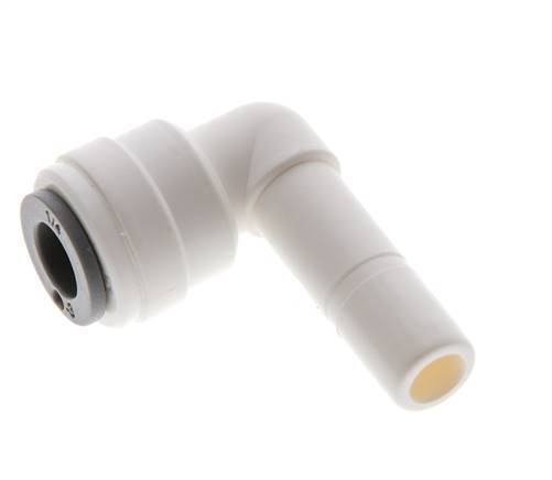 1/4'' x 5/16'' 90 graden L-verbinding POM Insteekfitting Plug EPDM [10 Stuks]