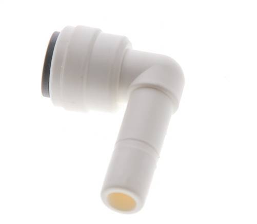 1/4'' x 5/16'' 90 graden L-verbinding POM Insteekfitting Plug EPDM [10 Stuks]