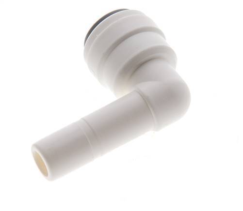 1/4'' x 5/16'' 90 graden L-verbinding POM Insteekfitting Plug EPDM [10 Stuks]