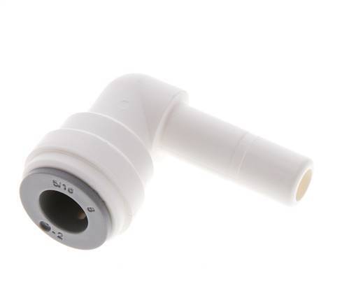 5/16'' x 5/16'' 90 graden L-verbinding POM Insteekfitting Plug EPDM [10 Stuks]