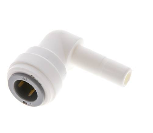 3/8'' x 5/16'' 90 graden L-verbinding POM Insteekfitting Plug EPDM [5 Stuks]