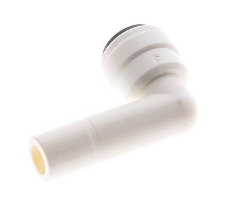 1/4'' x 3/8'' 90 graden L-verbinding POM Insteekfitting Plug EPDM [10 Stuks]