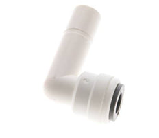 1/4'' x 3/8'' 90 graden L-verbinding POM Insteekfitting Plug EPDM [10 Stuks]