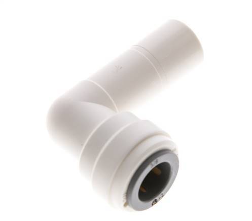 3/8'' x 1/2'' 90 graden L-verbinding POM Insteekfitting Plug EPDM [5 Stuks]