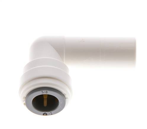 3/8'' x 1/2'' 90 graden L-verbinding POM Insteekfitting Plug EPDM [5 Stuks]