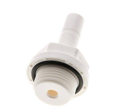 5/16'' x R1/4'' insteekfitting POM Buitendraad EPDM [10 Stuks]