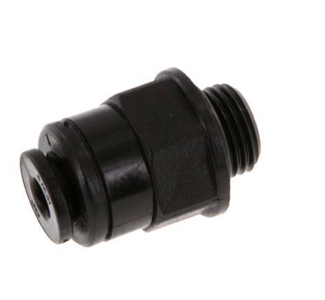 4mm x G1/8'' POM Insteekfitting buitendraad NBR [5 Stuks]
