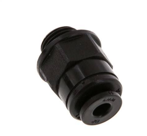 4mm x G1/8'' POM Insteekfitting buitendraad NBR [5 Stuks]