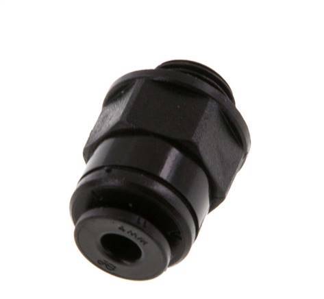4mm x G1/8'' POM Insteekfitting buitendraad NBR [5 Stuks]