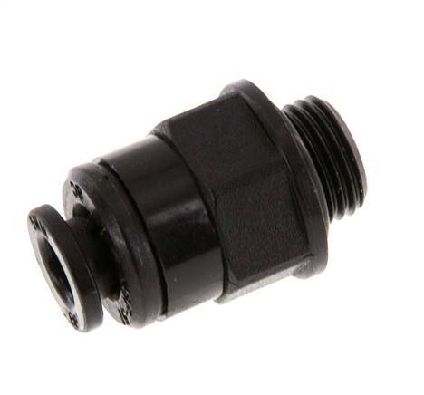 5mm x G1/8'' POM Insteekfitting buitendraad NBR [5 Stuks]