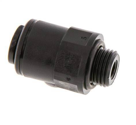 6mm x G1/8'' POM Insteekfitting buitendraad NBR [5 Stuks]