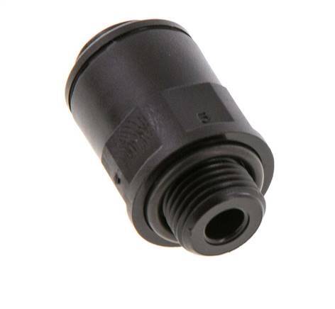 6mm x G1/8'' POM Insteekfitting buitendraad NBR [5 Stuks]
