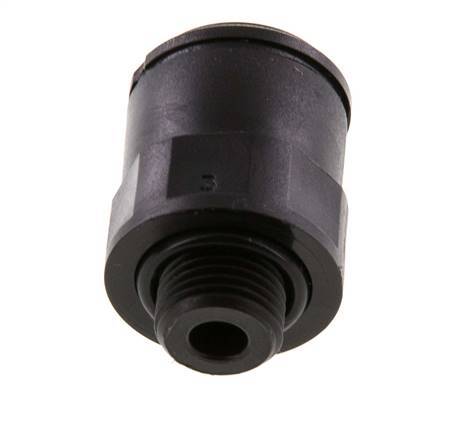 8mm x G1/8'' POM Insteekfitting buitendraad NBR [5 Stuks]