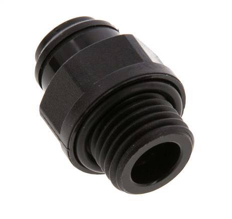 5mm x G1/4'' POM Insteekfitting buitendraad NBR [5 Stuks]