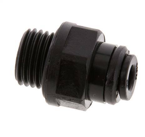 5mm x G1/4'' POM Insteekfitting buitendraad NBR [5 Stuks]