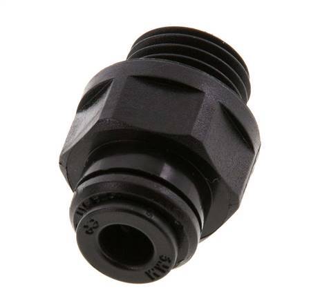 5mm x G1/4'' POM Insteekfitting buitendraad NBR [5 Stuks]