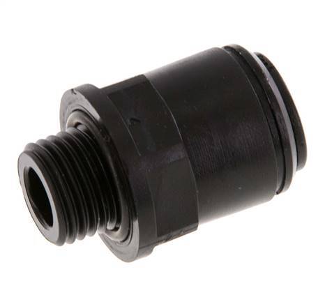 10mm x G1/4'' POM Insteekfitting Buitendraad NBR [2 Stuks]