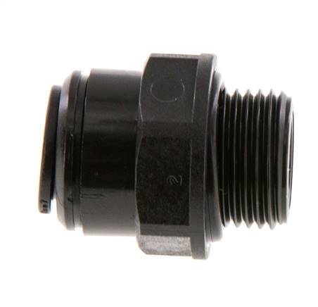 10mm x G3/8'' POM Insteekfitting Buitendraad NBR [2 Stuks]