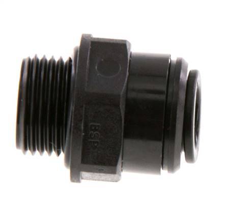 10mm x G3/8'' POM Insteekfitting Buitendraad NBR [2 Stuks]