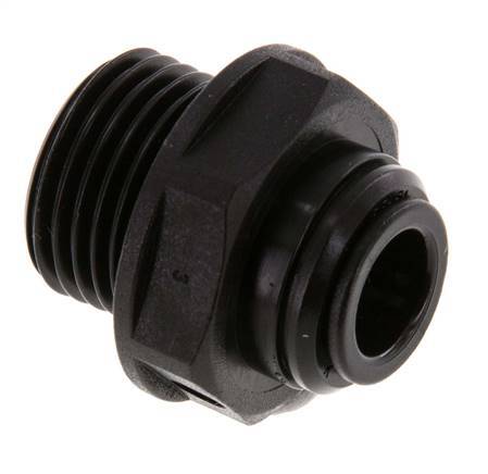 10mm x G1/2'' POM Insteekfitting Buitendraad NBR [2 Stuks]
