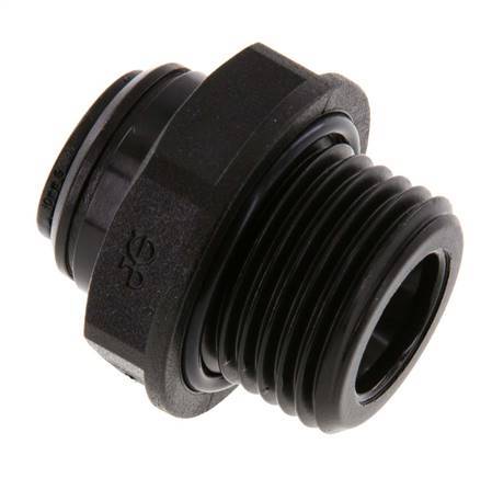 10mm x G1/2'' POM Insteekfitting Buitendraad NBR [2 Stuks]